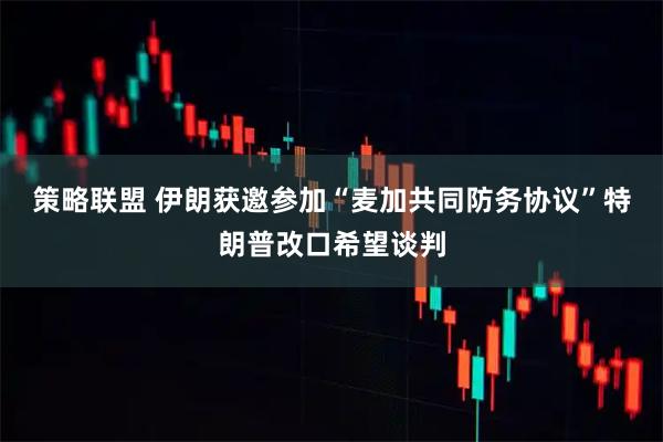 策略联盟 伊朗获邀参加“麦加共同防务协议”特朗普改口希望谈判